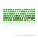 TopCase® GREEN Keyboard Silicone Cover Skin for Macbook 13