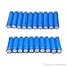 Vamery 10 Pack Neutral 3.7V-4.2V 5000mAh 18650 Rechargeable Lithium Battery Blue