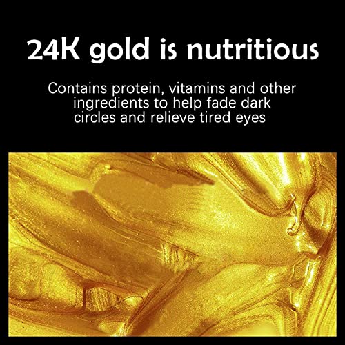 Mascara para los Ojos 60 Pcs Parches Ojos, Parches Ojeras 24k, Colageno Parches Contorno de Ojos, Eliminar Parches Ojos Bolsas y Ojeras, Patas de Gallo e Hinchazón, Hidratante Contorno de Ojos Antiarrugas (Oro)