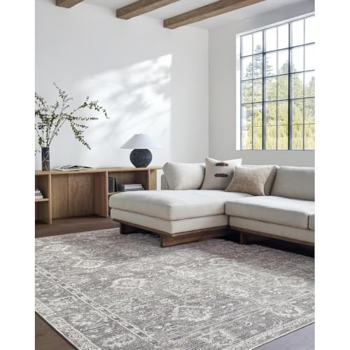 Livabliss x Galey Alix Collins Avenue II Vintage Oushak Area Rug, 6'6" x 9' (7'…