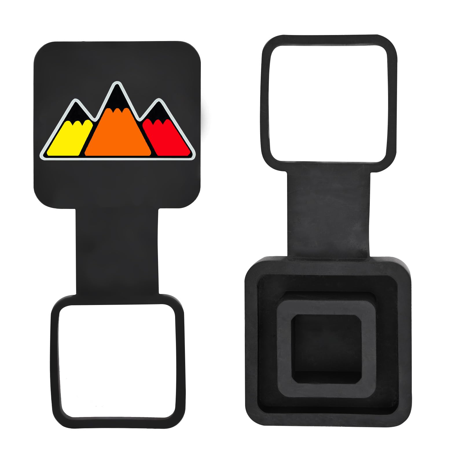 Photo 1 of 2 Inch Trailer Hitch Tube Cover Plug Cap, Trailer Receiver Tube Hitch Plug Cap Compatible with Toyota Car Accessories.