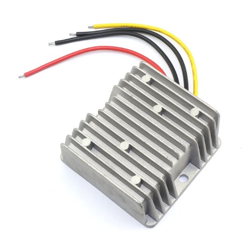 Drok 10a dc synchronous buck converter regulator 10-35v 12v/24v t…