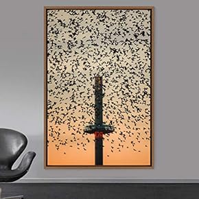 signwin Framed Canvas Wall Art Flock of Birds...