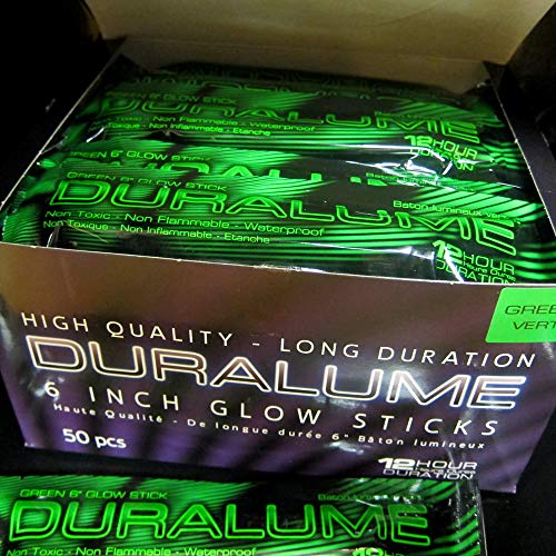 Emergency Glow Sticks 6 Inch 12 Hour Long Lasting Military Grade Glow