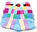VIP Home Essentials 6 Pack of Fluffy Fuzzy Socks Two Color Wide Stripe