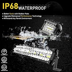 52 Inch LED Light Bar 1125W 97500LM Curved Combo 22