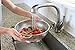 Cucinare Stainless Steel Colander 5-Quart Strainer for Cooking and Kitchen Use(Large)