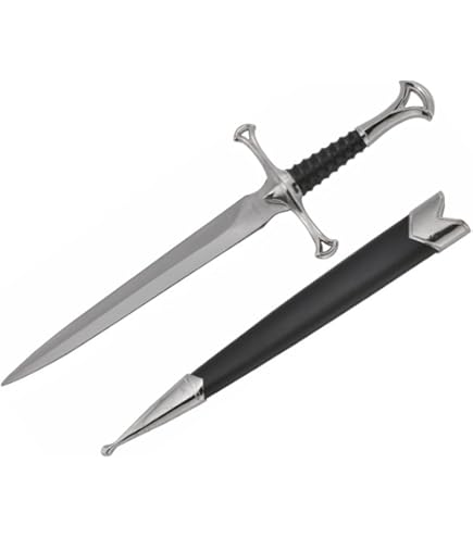 Wuu Jau Co H-5923 Medieval Dagger with Golden Handle Design