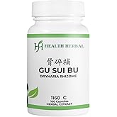 Health Herbal - HH1160C Gu Sui Bu/Drynaria Rhizome, 100 Capsules/Bottle, 2 Bottles