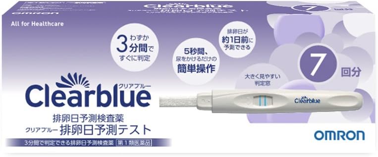 Amazon 第1類医薬品 クリアブルー 排卵日予測テスト 7回分 オムロン Omron 検査薬