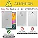 Samsung Galaxy Tab A 10.1 Case 2019,SM-T515/T510 Case with Hand Strap,Herize Heavy Duty Full-Body Rugged Protective Shockproof Case Cover W/ 360 Degree Rotatable Stand,Shoulder Strap for Kids,Black