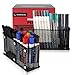 Workablez Magnetic Pencil Holder - 3 Generous Compartments Magnetic Storage Basket Organizer - Extra Strong Magnets - Perfect Mesh Pen Holder to Hold Whiteboard, Locker Accessories…