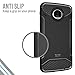 Moto Z Force / Moto Z Force Droid Case, TUDIA Carbon Fiber Design Lightweight [TAMM] TPU Bumper Shock Absorption Case for Motorola Moto Z Force (Black)