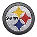 Steelers Embroidered Applique Patch Tactical Military Morale Hook and Loop Fasteners Backing Patches Badge Emblem Sign 2.36 inch 2PCS