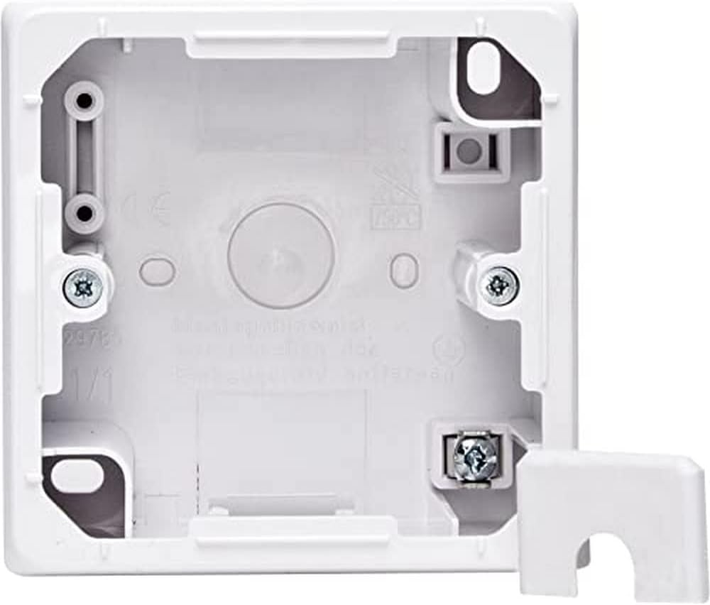 Kopp Surface Mounted Casing for Flush Switch Arctic White Classic Shape