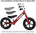 Cruzee Ultralite Balance Bike (4.4 lbs) for Ages 1.5 to 5 Years | Red BW– Best Sport Push Bicycle for 2, 3 & 4 Year Old Boys & Girls – Toddlers & Kids Skip Tricycles on The Lightest First Bike