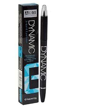 ADS Dynamic Liquid Black Eyeliner (KF)- Pack of 1
