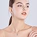 Mints Blue Opal Jewelry Set Sterling Silver Pendant Necklace Stud Earrings October Birthstone Gemstone Fine Jewelry for Women