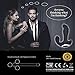 vibe2o Diablo Strong Dual Motor Prostate Massager for Men 10 Speed Anal Sex Toy Personal G-Spot Vibrator for Women Rechargeable Waterproof Silicone Butt Plug for Men & Women w/Free Lube Launcher