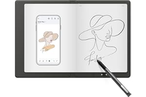XPPen Note Plus Smart Notebook, Notebook with Battery-Free Pen, Bluetooth Wireless Syncify Digital Sketchbook for Smart Sketc