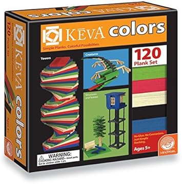 Mindware Keva Color Planks, Multi Color
