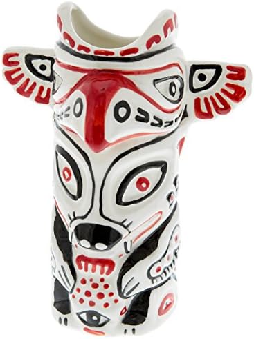 Totem Pole Native American Inspired Ceramic Tiki Mug 12 oz.