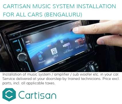 Cartisan Music System Installation At Doorstep For Cars