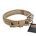 EXCELLENT ELITE SPANKER Tactical Dog Collar Nylon Adjustable Training Collar Military Dog Collar Heavy Duty Metal Buckle with Control Handle for Medium and Large Dogs with Patches(COB-M)