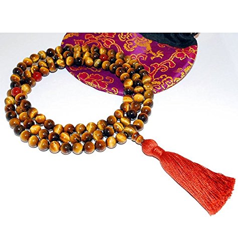 Tigers Eye Mala Prayer Beads