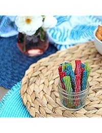 Sour Punch Sour Punch Twists, 3 pulgadas envuelto individualmente Chewy Candy, 4 sabores de fruta, tarro de 2,59 lb, 2,59 lb
