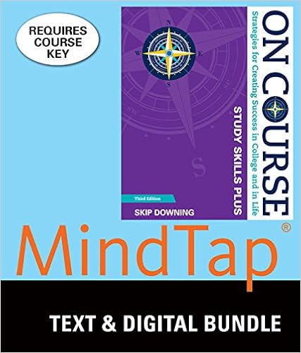 Bundle On Course Study Skills Plus Loose Leaf Version 3rd Lms Integrated For Mindtap College Success 1 Term 6 Months Printed Access Card 9781337060554 Downing Skip Books Bundle On Course Study Skills Plus Loose Leaf Version 3rd Lms Integrated For Mindtap College Success 1 Term 6 Months Printed Access Card 9781337060554 Downing Skip Books
