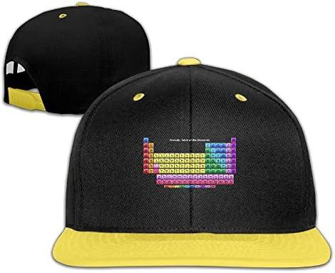 Periodic Table Of Elements Adjustable Unisex Hip Hop Hat Stylish Trucker Hats For Kids One Size