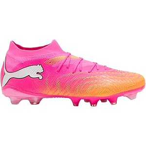 PUMA Mens Future 9 Match Soccer Cleats - Pink