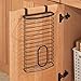 InterDesign Axis Over the Cabinet Kitchen Storage Holder for Plastic and Garbage Bags - Bronze