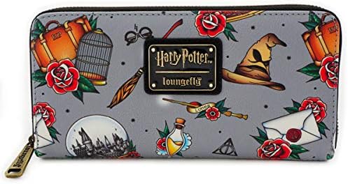 Harry Potter Relics All Over Tattoo Print Wallet