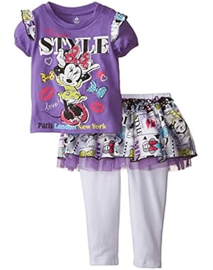 Baby Girls' Minnie Mouse World Traveler Skegging Set