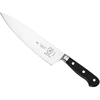 Mercer Culinary 8-Inch Forged Riveted Chef's Knife, Black
