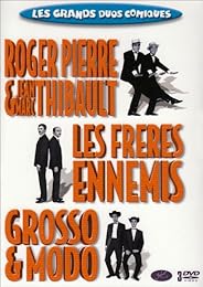 Coffret Les Grands Duos Comiques : Les Freres Ennemis ,  Grosso Et Modo , Roger Pierre Et Jean-Marc Thibault
