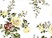 Fairfax Collection Savoy Garden Vinyl Tablecloth, 60-Inch Round