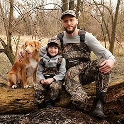 DaddyGoFish Neoprene Chest Waders for Kids and