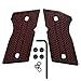 Cool Hand G10 Grips for CZ 2075 RAMI, Black Gun Grips Screws Included, Mild Aggressive Checkered Diamond Cut, 3/20'' Thin, Work on The Decocker Version (Red/Black)
