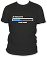 T-shirt Humour Geek "En Cours De Réveil - Veuillez Patienter" - Coton Doux - Homme - Labricotblanc - 3