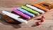 ONUPGO Knives for Kids 6-Piece Nylon Kitchen Baking Knife Set: Plastic Knife Set Children's Cooking Knives Colors/Firm Grip, Serrated Edges, BPA-Free Kids' Knives