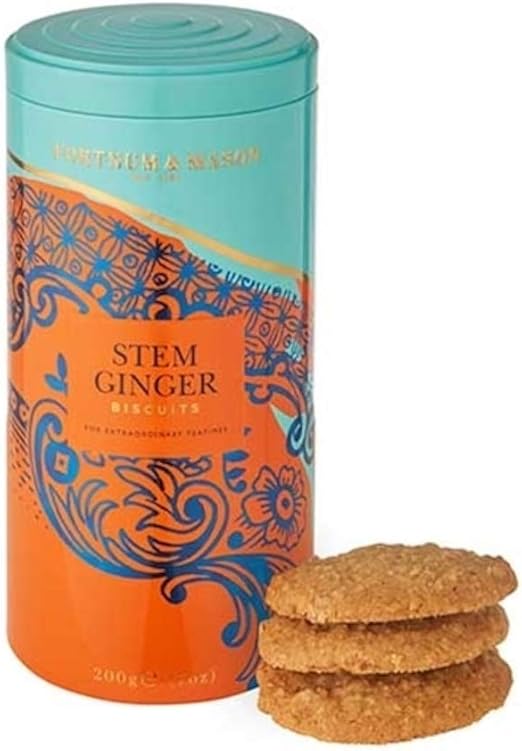 Fortnum Mason Piccadilly Stem Ginger Biscuits 0g Amazon Co Uk Grocery