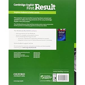 Cambridge English: First Result: Workbook Resource Pack with Key