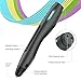 Tecboss 3D Print Pen, SL400 Adults Kids, One Button Operation No Toxic No Clog (Black)