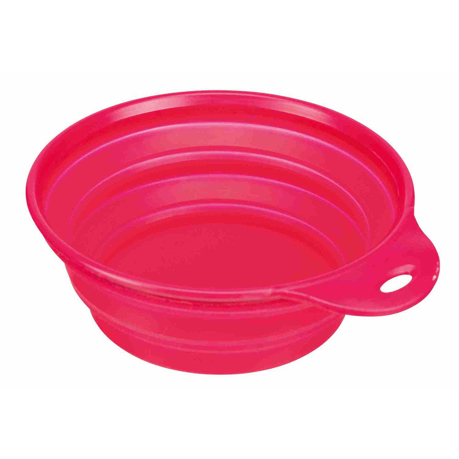 Trixie Solid Rim Silicone Travel Bowl, 0.5 Litre, Pack of 4