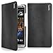 HTC One Max Case - Poetic HTC One Max Case [FlipBook Series] - [Lightweight] [Professional] PU Leather Protective Flip Cover Case for HTC One Max Black (3 Year Manufacturer Warranty From Poetic)