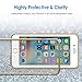 JETech Case for iPhone 6 Plus and iPhone 6s Plus 5.5-Inch, Non-Yellowing Shockproof Phone Bumper Cover, Anti-Scratch Clear Back (Gold)