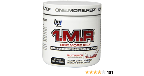 Bpi 1mr Pre Workout Formula Fruit Punch 140g Amazon Ca Health Personal Care